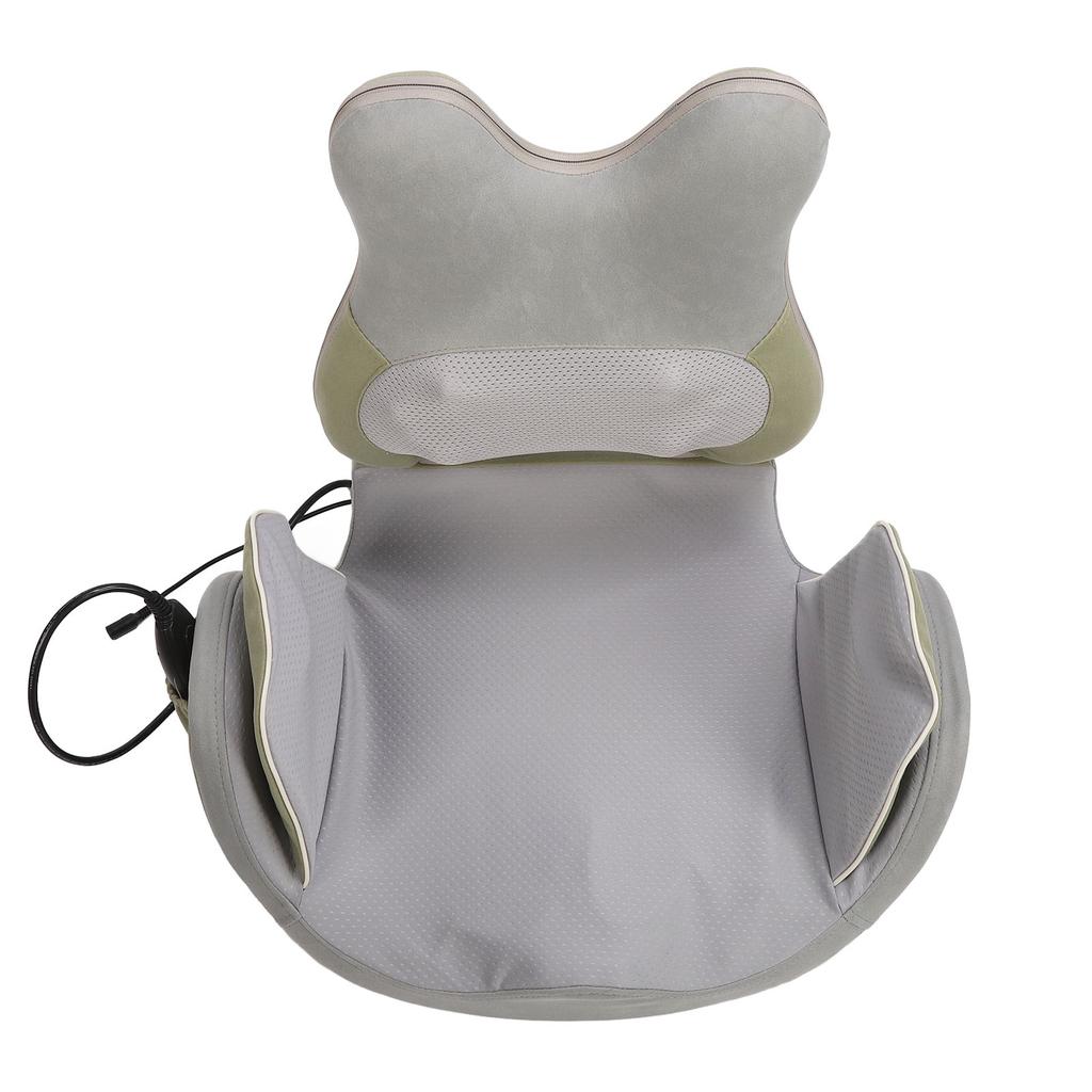 Chair Massage Seat Cushion with Heat Relieve Back Soreness Gasbag Wrapped Angle Adjustable Shiatsu