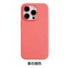 Suitable for iPhone15Promax Liquid Silicone Magnetic Animation Mobile Phone Case Solid Color Protective Case 15Pro