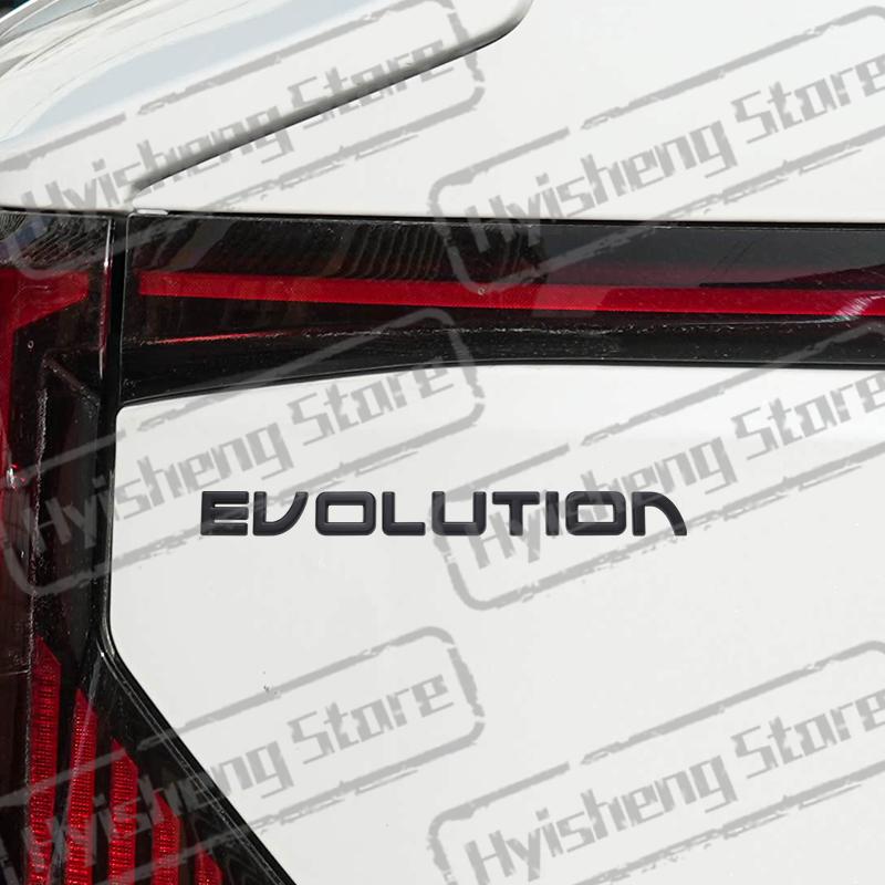AABHB1 3D Metal Sticker For Chevrolet Corsa Evolution Emblem Letters Badge Decoration Rear Trunk Stickers Car Styling Accessories