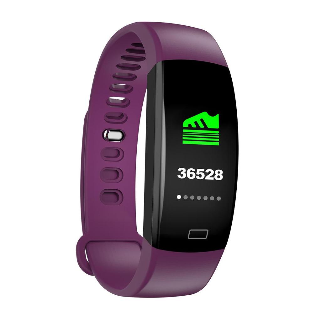 Jumei Dai F64HR Smart Sports Bracelet: Heart Rate Monitor, Color Screen, Long Battery Life.