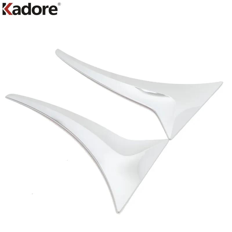 Front Side Fender Air Vent Trim For Toyota Prius 2016 2017 2018 Chrome Car Side Wings Covers Molding Garnish Trims Accessories