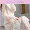 Spring 2025 Lace Bodycon Dress With Long Sleeves For Plus Size Women