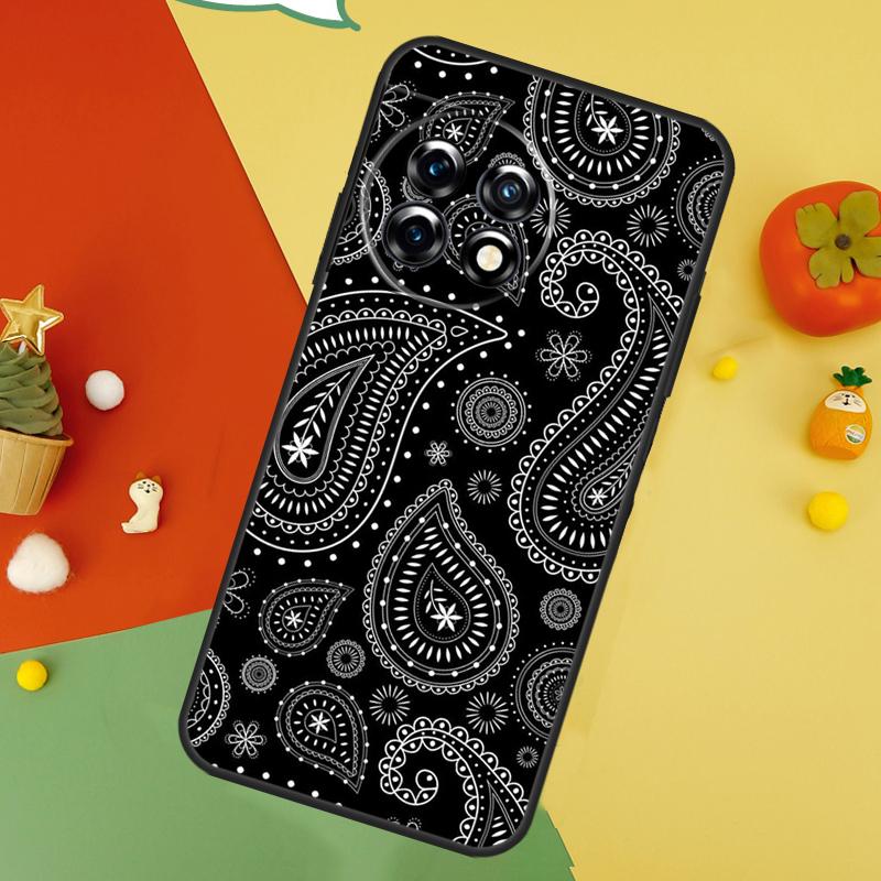 Paisley Pattern Case For OnePlus 9 10 Pro 11 12 13 15 13T 13R 12R 10T 8T Nord 5 CE 2 3 4 Lite N20 N30 Cover