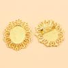 7 Styles 18x25mm Gem Brooch & Pendant Base Holder for DIY Accessories