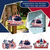 Patriotischer Holzgnom Türschild Unabhängigkeitstag Dekoration Amerikanisches Thema Party Requisite Rustikaler Hausakzent für Veranda oder Innenbereich