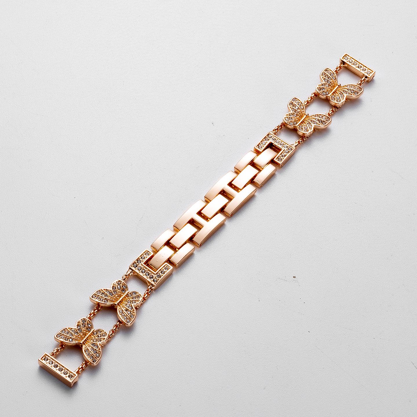 

Bowknot Strap for Apple Watch iWatch 10/9/8/7/6/5/4/3/2/1/SE 14mm Band (No Connector) розового золота