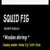 Shrimp 105Mm 12G Squid Jig Luminous Horizontal Slow Sinking Lure Webfoot Wood Shrimp Octopus Bait Squid Cuttlefish Fishing