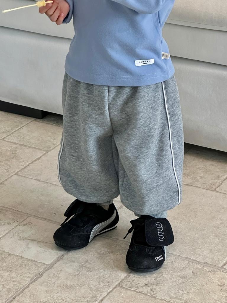 Children's clothing new winter baby clothes children's clothing winter thickened pants boys fleece sweatpants