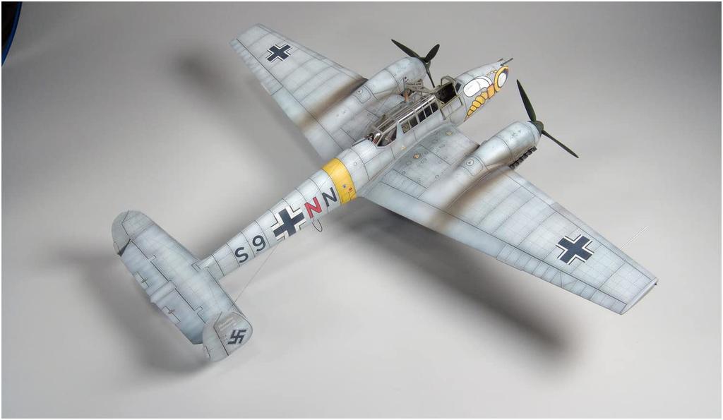 Eduard 1/72 Profipack German Air Force Messerschmitt Bf110E Plastic Model Kit EDU7083