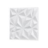 3D Wall Panels 33-Pack 11.81x11.81'' PVC 32 Sq.Ft Coverage Diamond White