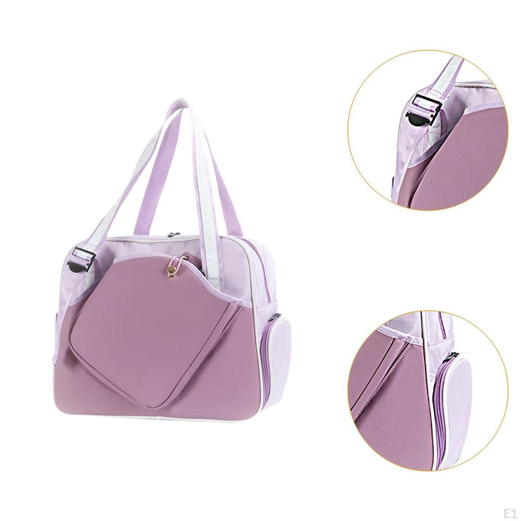 Handtasche für Pickleballschläger mit Fach Schuhe, Tragetasche Fitness