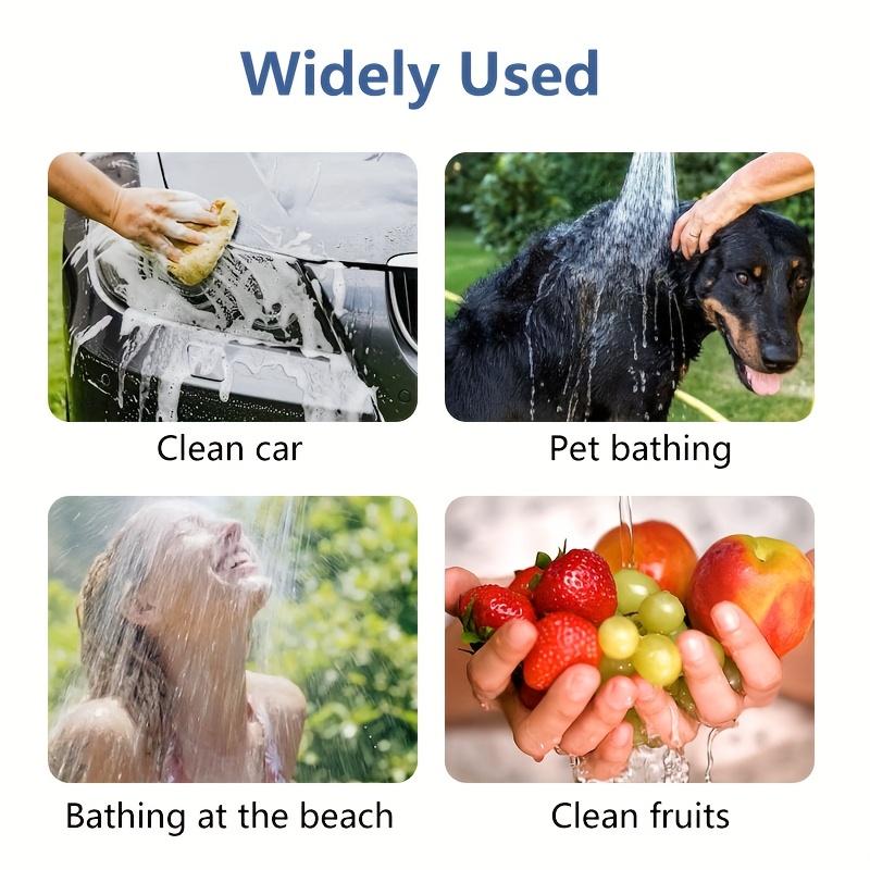 [Tragbar | Wiederaufladbar] Wiederaufladbare elektrische Duschpumpe, Campingdusche, Außendusche