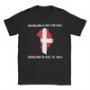 Dänemark Grönland Nicht Zum Verkauf Übersetzung Dänemark Flagge Reines Baumwoll T-Shirt Für Unisexs T-Shirt Große Größen Großhandel Kleidung