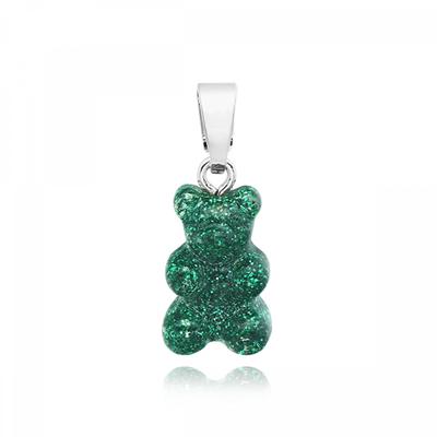         Nostalgia Bear Green Haze Classic Connector Silver                             