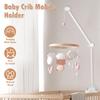 Babybett Mobile Halterung Verstellbarer Winkel Höhe Holz Rutschfest Kinderbett Mobile Arm Babybett Glocke Halterung Moskitonetz Aufhängestange