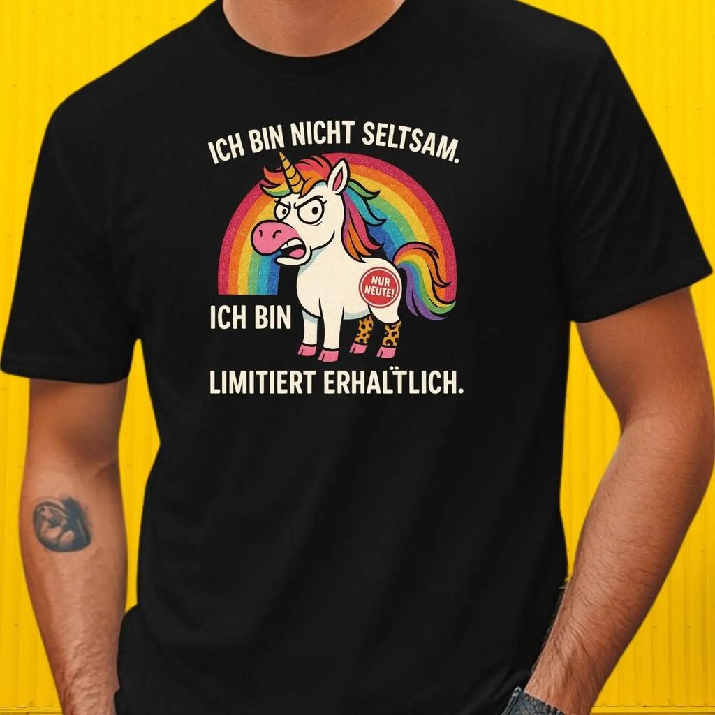 Funny T-Shirt Unicorn Saying Not Weird Limited Glitter Amp Leopard Vintage Fashion Top For Everyday Wear Unisex