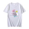 Unisex Oversized Cotton Tshirt Dolphin Im Dead Inside Sunshine Funny Graphic Oneck Unisexs Summer Clothing