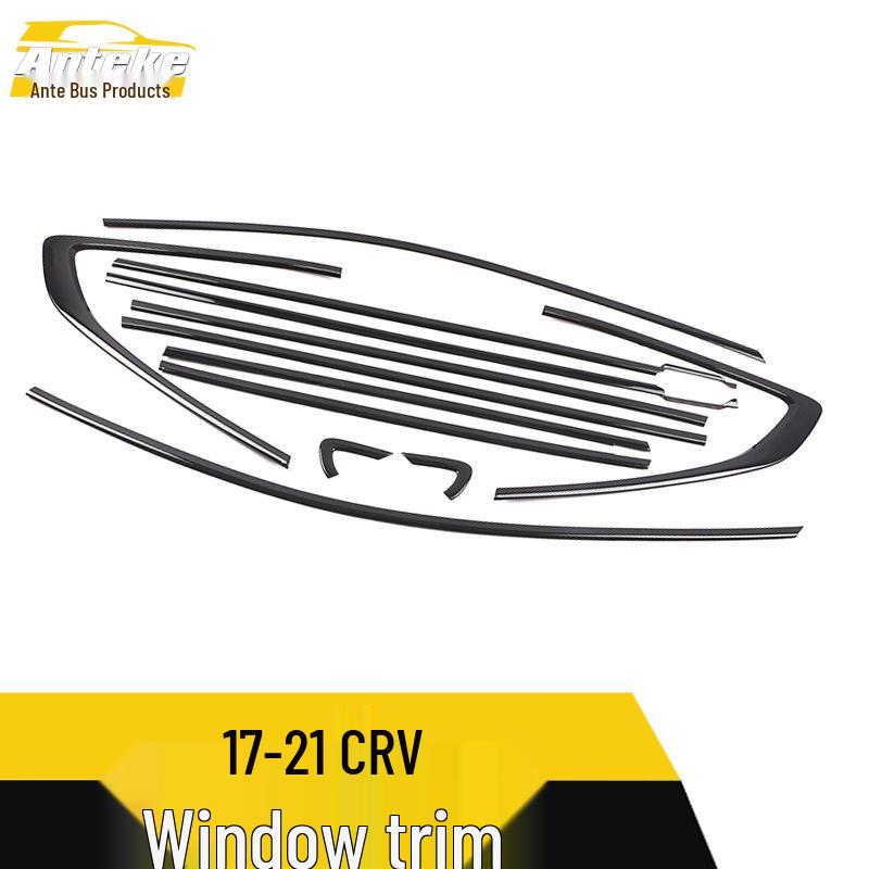 Stainless Steel Anti-Scratch Window Trim for 2017-2021 CRV - Decorative Bright Strip