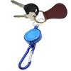 1PC Retractable Pull Keychain Badge Reel ID Lanyard Name Tag Card Holder Reels Recoil Belt Key Ring Chain Clips