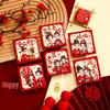 Mini Square Wedding Red Envelopes