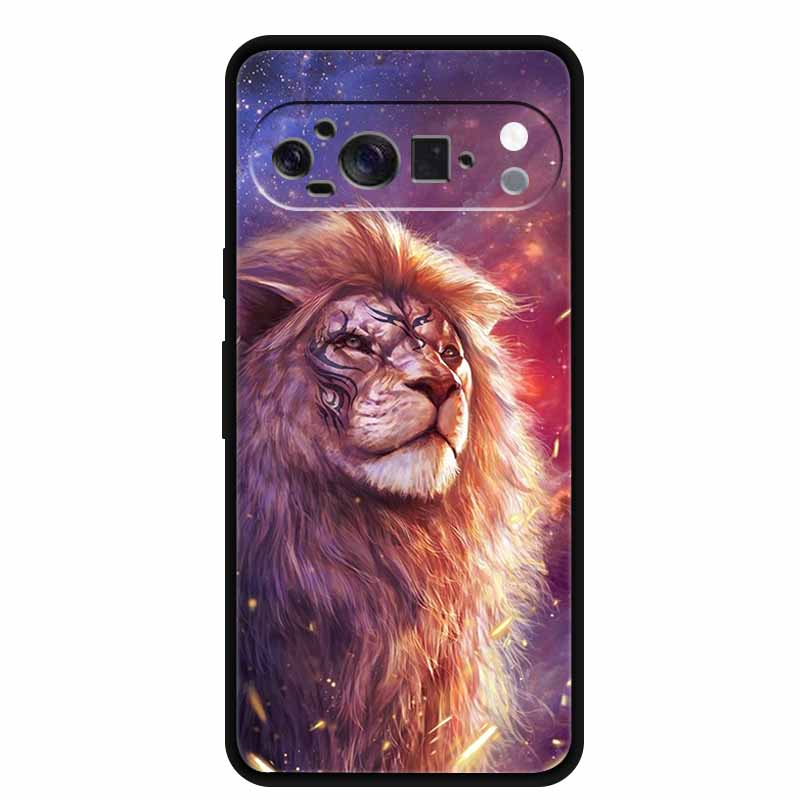 Soft Cover For Google Pixel 10 Pro Case Silicone Gradient Marble Cool Wolf Funda Cover for Google 10 Pro Pixel10 Pro Capa Coque