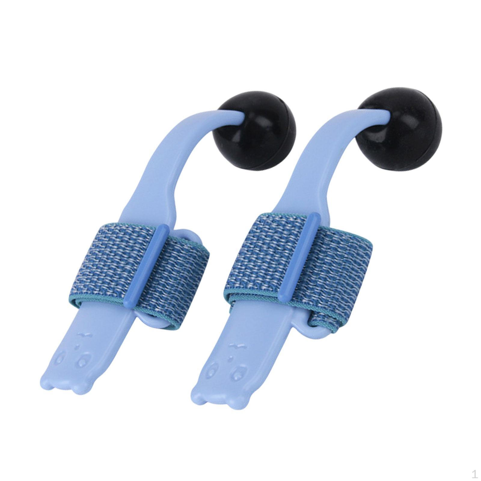 

2 предмета фортепиано палец тренажер детский сила ребенок музыкант поддержка запястья тренировочный инструмент синий