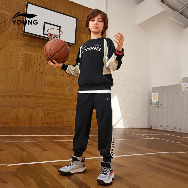 Li-Ning Детский спортивный комплект с флисовой подкладкой, антибактериальный 130