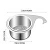 1Pcs Swan Sink Strainer Basket Stainless Steel Corner Sink Strainer Kitchen Sink Drain Basket for Kitchen Sink