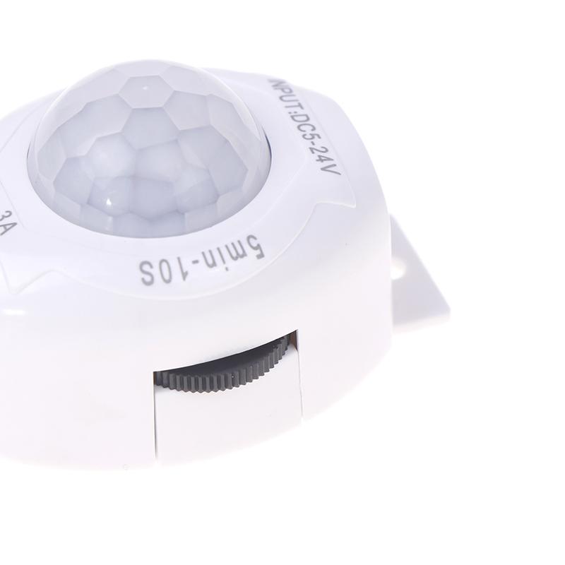 Motion Sensor Switch Dc 5V-24V 3A Activated Timer Automatic Movement Detector On Off Led Strip Light Pir Motion Sensor Switch