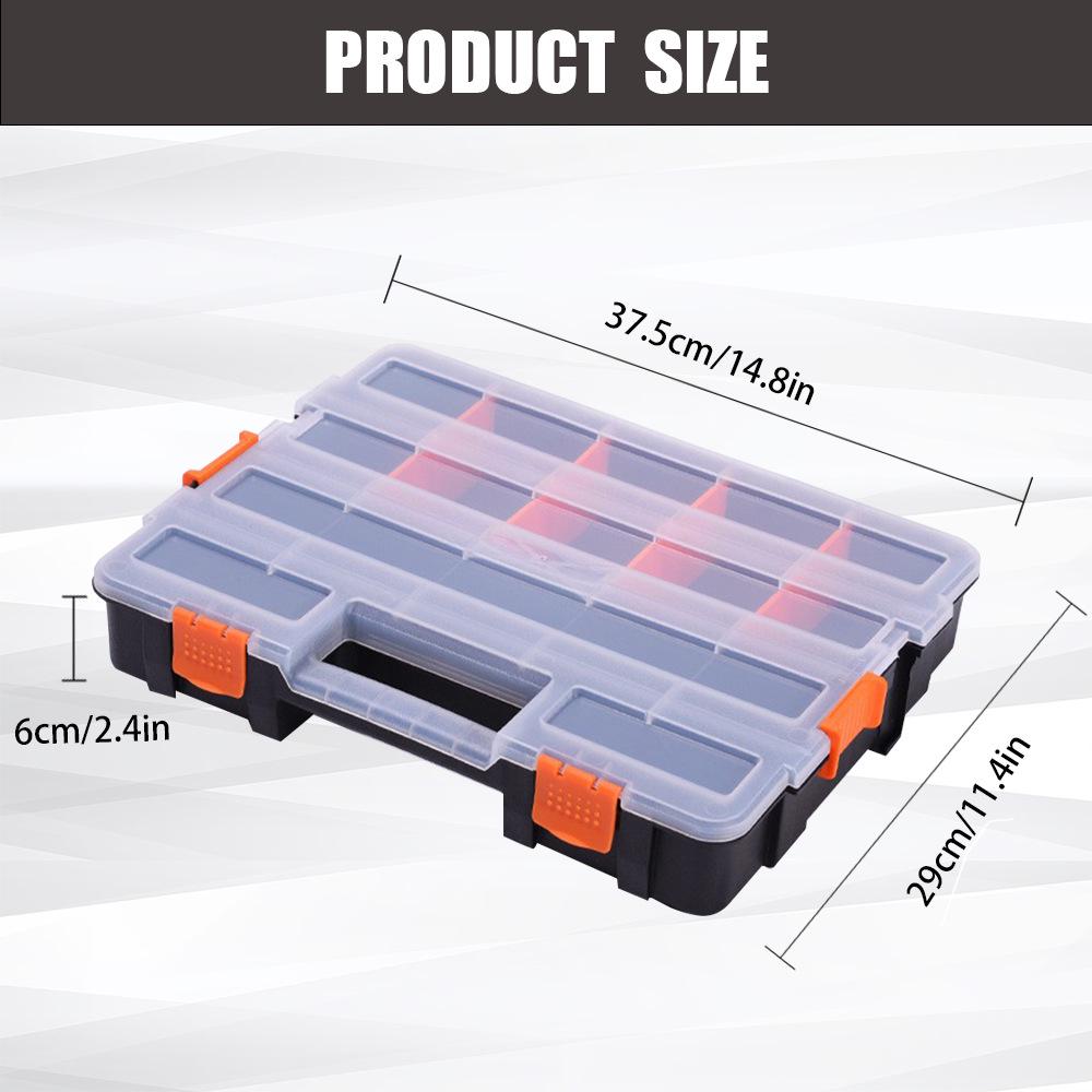 Odolný oboustranný ruční organizér na šroubové díly