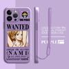 Soft Cover Phone Case for Apple iPhone 11 7 8 15Plus XS XR 14 Pro 16 13 12 16Pro Max 15 Anime O-One Piece Luffy