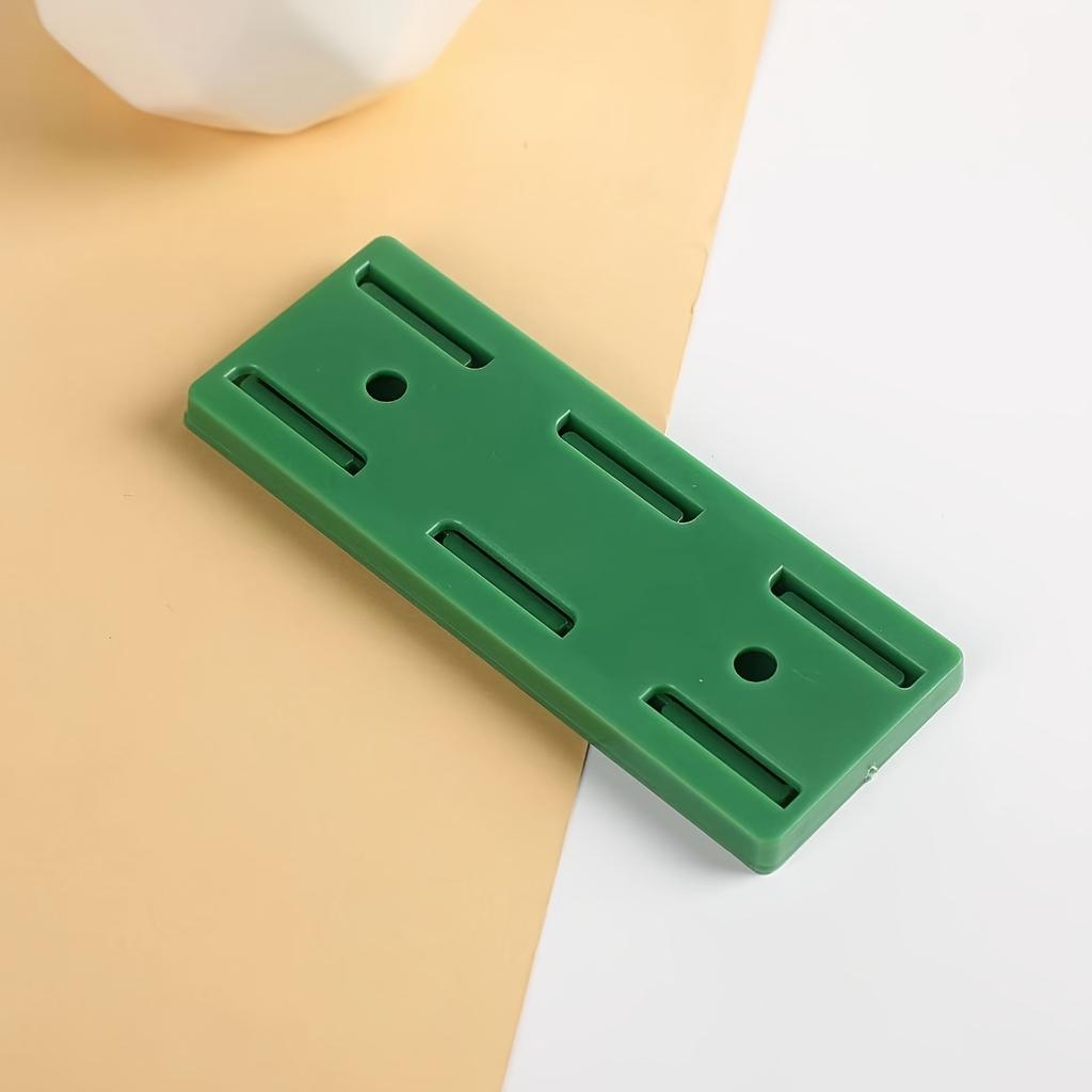 1pc Ultra-Strong Self-Adhesive Wall Mount Socket Organizer with Cable Management Strip Space-Saving Holder, Traceless Easy Install for Home Office