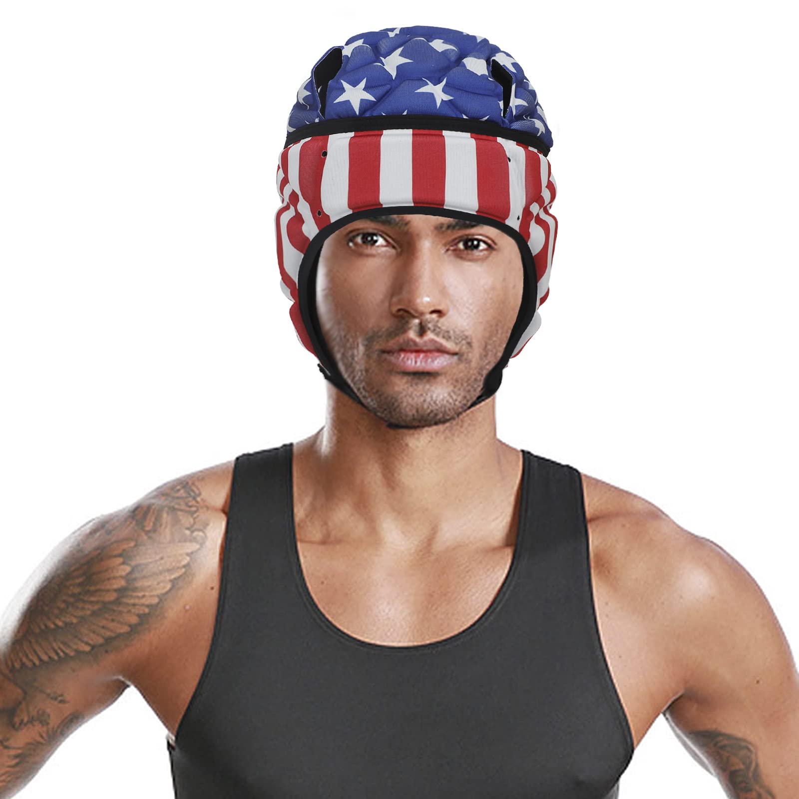 

Стильная камуфляжная шапка-шлем для Perfect for и и эта защита головы Унисекс для мужчин и Perfect for для уличного клуба и взрослых, регби, бейсбола,