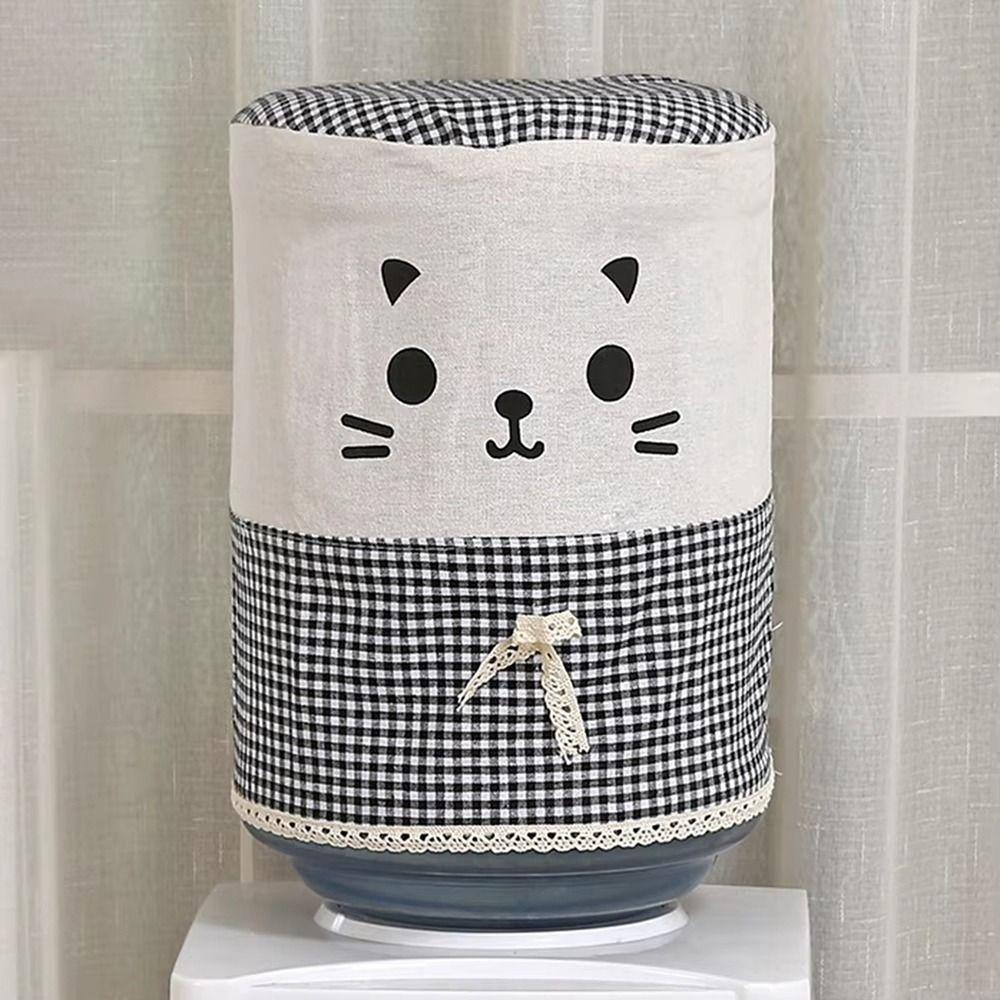 1Pcs Reusable Water Dispenser Cover Cat Pattern Barrel Dust Cover New Bucket Sleeve