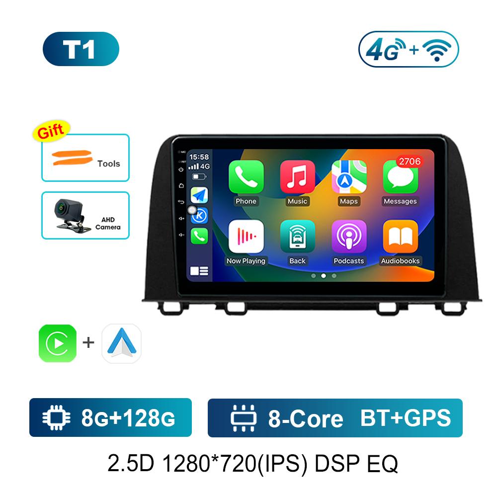 9 '' for Honda CRV CR-V 5 RT RW 2017 - 2019 Car Radio Multimedia Player Android Intelligent System GPS Navi WiFi+4G HD Screen