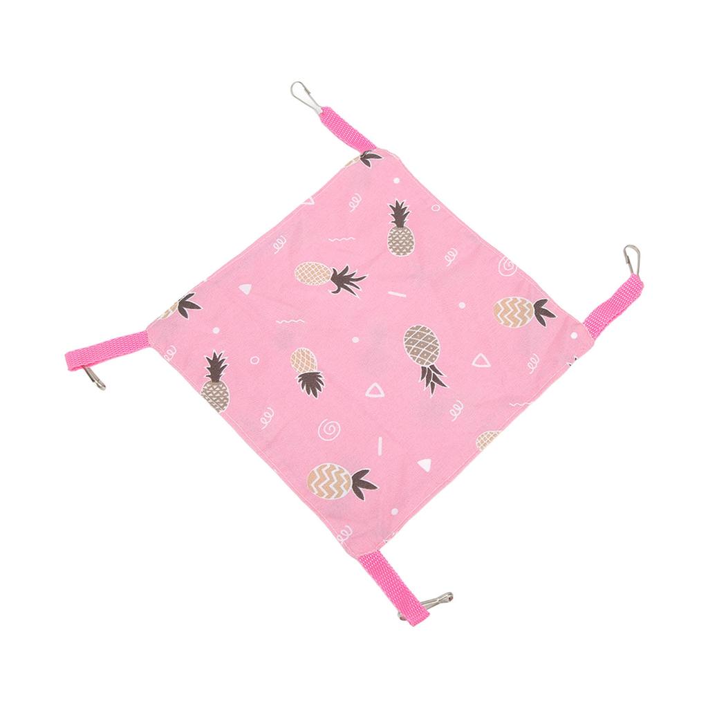 Sommer Hamster Hängematte Atmungsaktives Hängendes Hamsterbett für Hamster Kätzchen Chinchillas 20x20cm 7.9x7.9in