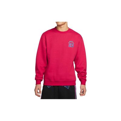 Jordan Casual Alphabet Numeric Crew Neck Long Sleeve Sweatshirt Men Tops Magenta DR6421-614