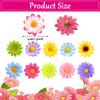 100pcs Mini Dasiy Artificial Flowers Head Wedding Decoration for Home Decor DIY Wreath Gift Box Scrapbooking Craft Fake Flower