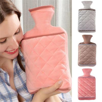 Hand Warmer Warm Water Bag Heat Preservation Covers Thickened Crystal Velvet Hot Water Bag Sleeve