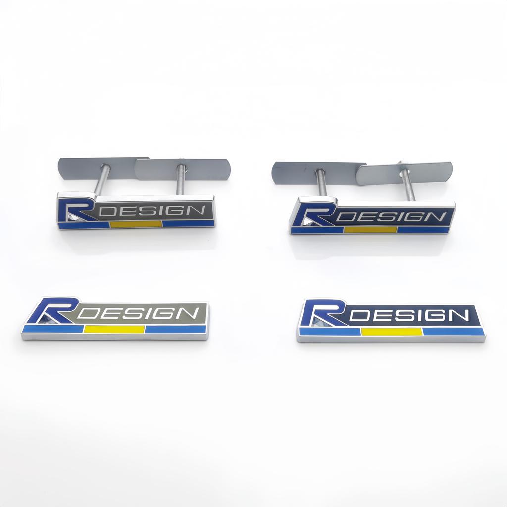 1 szt. Emblemat na przedni grill samochodu, Naklejka z emblematem na karoserię samochodu dla C30 C40 C70 S40 S60 S80 S90 V40 V50 V60 V70 XC40 XC60 XC70 XC90