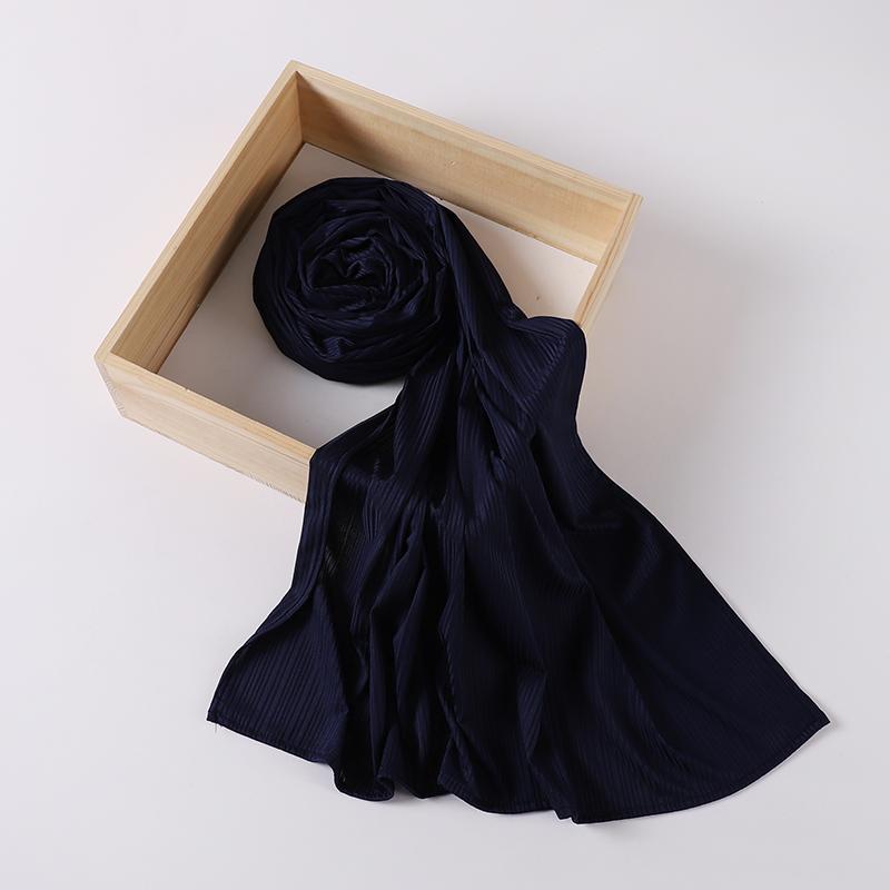 Ribbed Jersey Hijab Muslim Plain Scarf Crepe Hijab Scarf Soft Islamic Shawl Wraps Headband Voile Femme Musulman