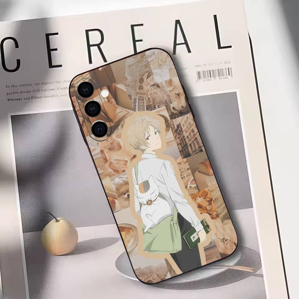

Takashi Natsume Phone Case For Samsung Galaxy A73,A72,A71,A70,A53,A52,A51,Others Soft Black Cover Samsung a71 4g