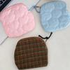 Single Layer Cotton Storage Purse Plaid Sanitary Napkin Pouch Portable Tampon Storage Bag  Outdoor