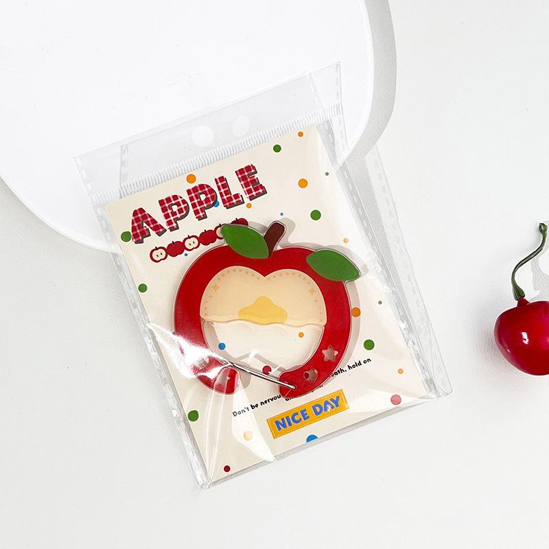 

Милый мультяшный акриловый держатель для брелока, кавайный брелок в виде фрукта, креативный карабин для подвески на сумку, крючок, аксессуары для подвешивания ключей