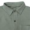 Men's 2025 Summer Waffle Solid Color Single-Breasted Turn-Down Collar Shirt