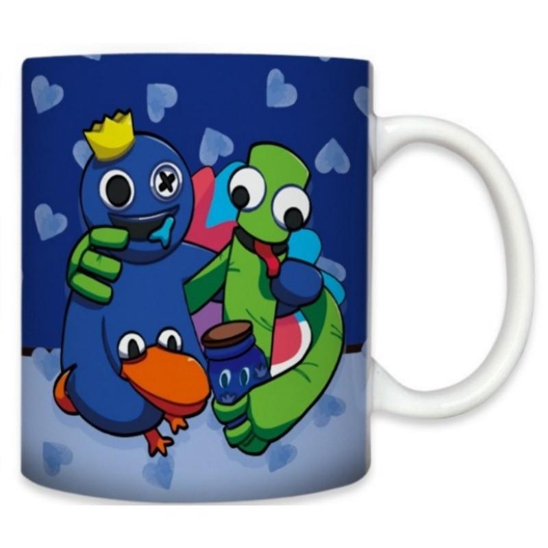 

Anime Cartoon Roblox Rainbow Friend Printed Ceramic Mug Water Tea Cup 400ML