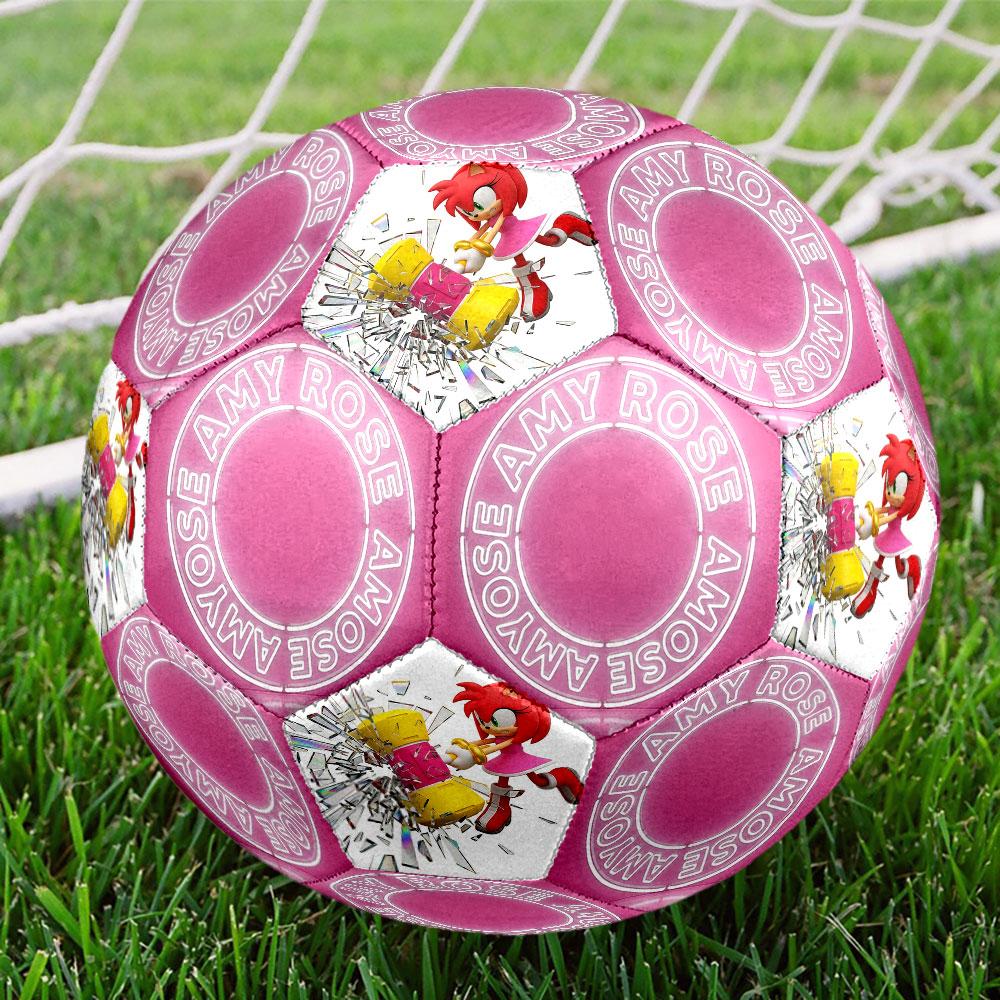 1pc Sonic the Hedgehog Soccer Ball Size 5 Indoor Soccer Ball Fashion Colorful Backyard Game - Great For Sports Fans Gift HE59