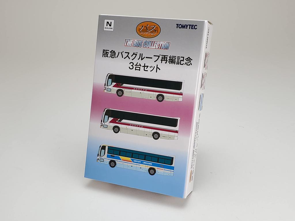 The Bus Collection Bus Collection Hankyu Bus Group Reorganization Commemoration Set of 3 Diorama Supplies 313670