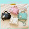 Kid Cute Solid Color Shoulder Bag With Printed Design For Daily Use And School