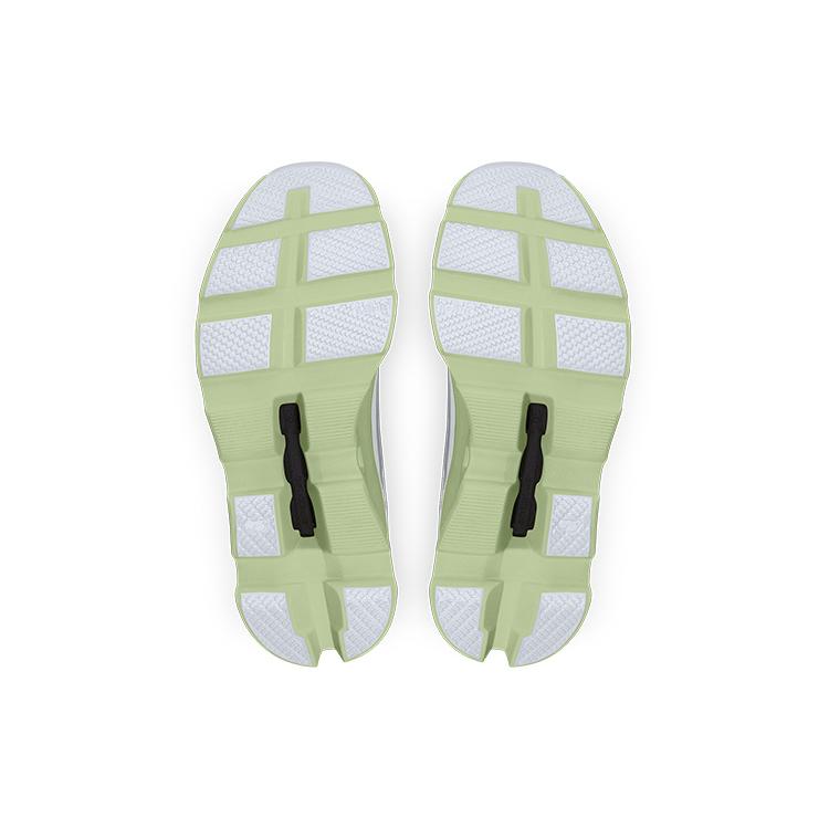On Running CloudmOnster Glacier Grey Meadow Green Women's 61.99022